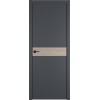 Межкомнатная дверь Urban H цвет Onyx кромка Black Edge вставка Red Oak