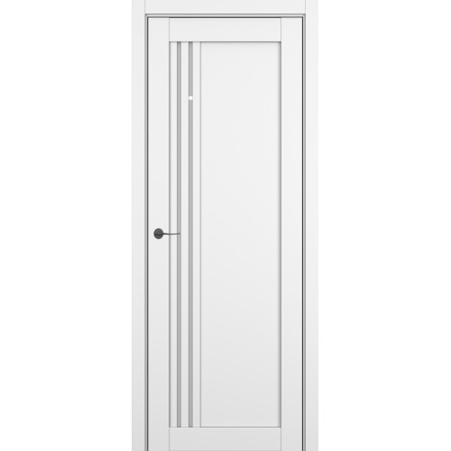 Межкомнатная дверь Zadoor S S22 ДО цвет Белый матовый стекло Pure White