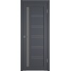Межкомнатная дверь Emalex E38 ДО цвет Onyx стекло Dark cloud