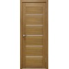 Межкомнатная дверь Portas 22S(р) цвет Орех карамель стекло мателюкс матовое