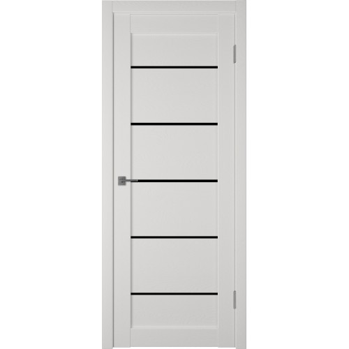 Межкомнатная дверь Atum Pro Х27 Black Gloss цвет Milky White стекло black gloss