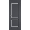 Межкомнатная дверь Emalex Elegant 2 ДО цвет Onyx стекло Fly White cloud