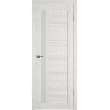 Межкомнатная дверь Atum Pro Х38 White Cloud цвет Bianco Р стекло white cloud