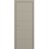 Межкомнатная дверь ART Lite Groove ДГ цвет Серый шелк эмаль RAL 7044 кромка нет 