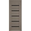 Межкомнатная дверь Atum Pro AL7 Black Gloss цвет Brun oak стекло black gloss