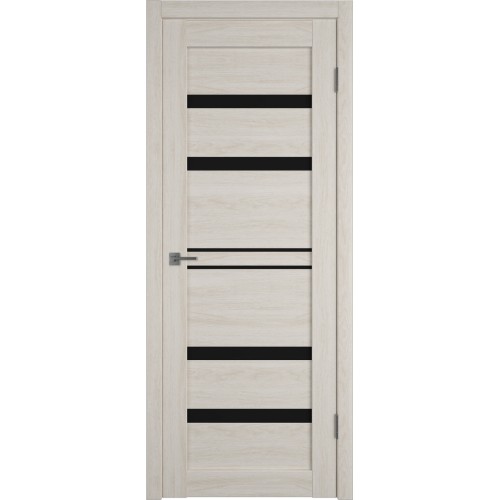 Межкомнатная дверь Atum Pro Х26 Black Gloss цвет Scansom Oak стекло black gloss