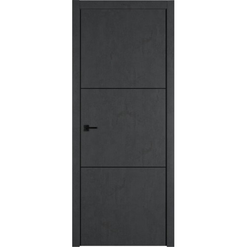Межкомнатная дверь Urban 2 цвет Jet loft кромка Black Edge 