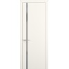 Межкомнатная дверь Квалитет К1 цвет Молочный матовый кромка ABS стекло Matelac Silver Grey