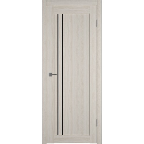 Межкомнатная дверь Atum Pro Х33 Black Gloss цвет Scansom Oak стекло black gloss