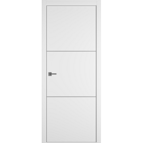 Межкомнатная дверь Urban 2 цвет Ice кромка Silver Edge 