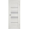 Межкомнатная дверь Atum Pro Х29 White Cloud цвет Bianco Р стекло white cloud