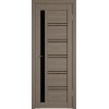 Межкомнатная дверь Atum Pro Х38 Black Gloss цвет Brun oak стекло black gloss
