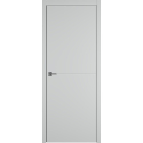 Межкомнатная дверь Urban 1 цвет Steel кромка Silver Edge 