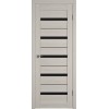 Межкомнатная дверь Atum Pro AL7 Black Gloss цвет Scansom Oak стекло black gloss