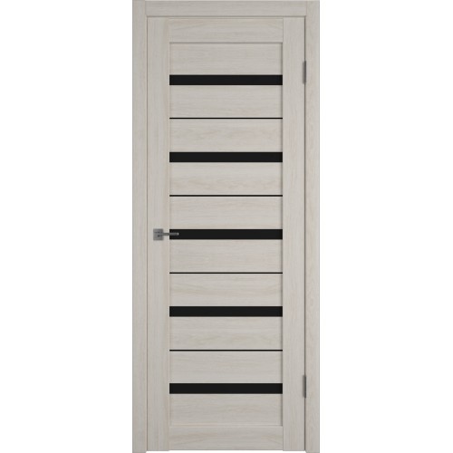Межкомнатная дверь Atum Pro AL7 Black Gloss цвет Scansom Oak стекло black gloss