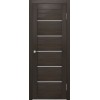 Межкомнатная дверь Portas 22S(р) цвет Орех шоколад стекло мателюкс матовое