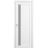 Межкомнатная дверь Zadoor S S22 ДО цвет Белый матовый стекло Lacobel Black Classic
