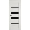 Межкомнатная дверь Atum Pro Х29 Black Gloss цвет Bianco Р стекло black gloss