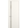 Межкомнатная дверь Квалитет К1 цвет Молочный матовый кромка ABS стекло Matelac Silver Bronze