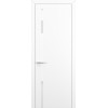 Межкомнатная дверь Квалитет К1 цвет Белый матовый кромка ABS стекло Lacobel White Pure