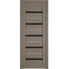Межкомнатная дверь Atum Pro AL7 Black Gloss цвет Brun oak стекло black gloss