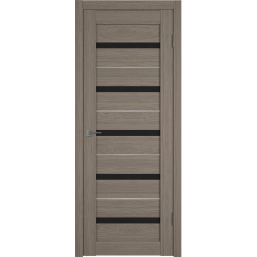 Межкомнатная дверь Atum Pro AL7 Black Gloss цвет Brun oak стекло black gloss