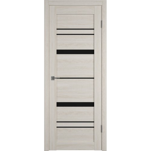 Межкомнатная дверь Atum Pro Х25 Black Gloss цвет Scansom Oak стекло black gloss