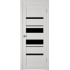 Межкомнатная дверь Atum Pro Х29 Black Gloss цвет Milky White стекло black gloss