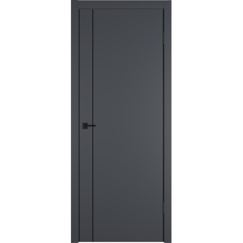 Межкомнатная дверь Urban 1 V цвет Onyx кромка Black Edge 
