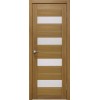 Межкомнатная дверь Portas 23S(р) цвет Орех карамель стекло мателюкс матовое