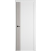 Межкомнатная дверь Urban V цвет Ice кромка Black Edge вставка Stone Oak