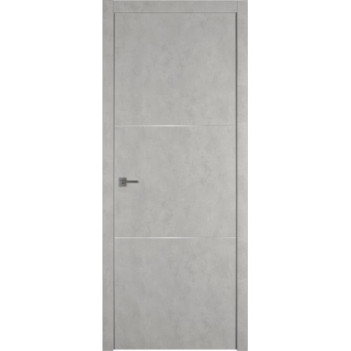 Межкомнатная дверь Urban 2 цвет Antic loft кромка Silver Edge 