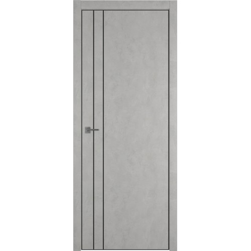 Межкомнатная дверь Urban 2 V цвет Antic loft кромка Black Edge 