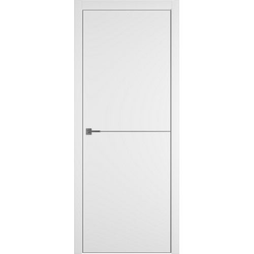 Межкомнатная дверь Urban 1 цвет Ice кромка Silver Edge 
