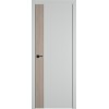 Межкомнатная дверь Urban V цвет Steel кромка Black Edge вставка Red Oak