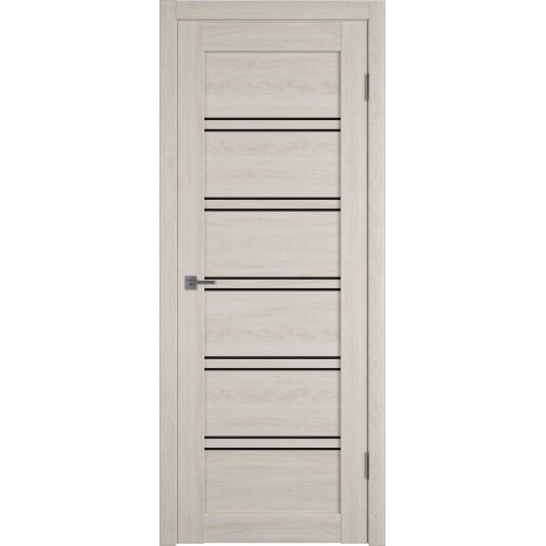 Межкомнатная дверь Atum Pro Х28 Black Gloss цвет Scansom Oak стекло black gloss