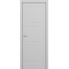 Межкомнатная дверь ART Lite Eleganza ДГ цвет Светло-серая эмаль RAL 7047 кромка нет