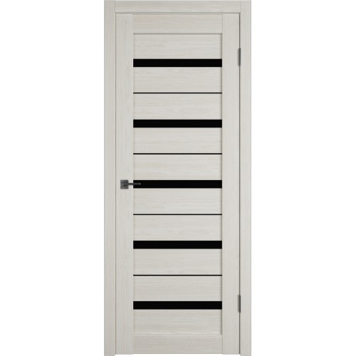 Межкомнатная дверь Atum Pro AL7 Black Gloss цвет Artic Oak стекло black gloss