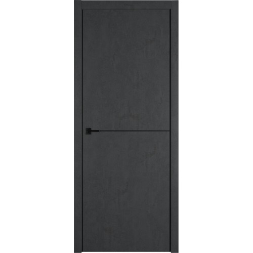 Межкомнатная дверь Urban 1 цвет Jet loft кромка Black Edge 