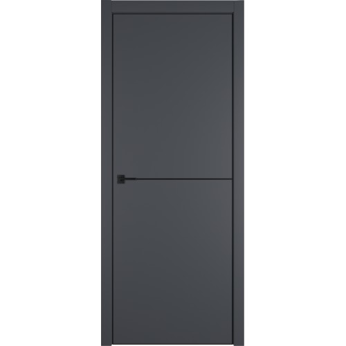 Межкомнатная дверь Urban 1 цвет Onyx кромка Black Edge 