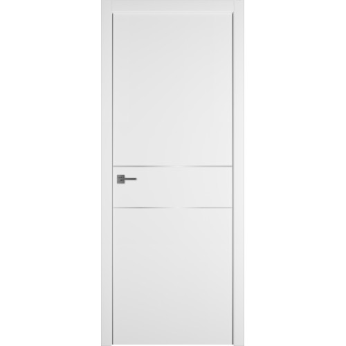 Межкомнатная дверь Urban 2 H цвет Ice кромка Silver Edge 