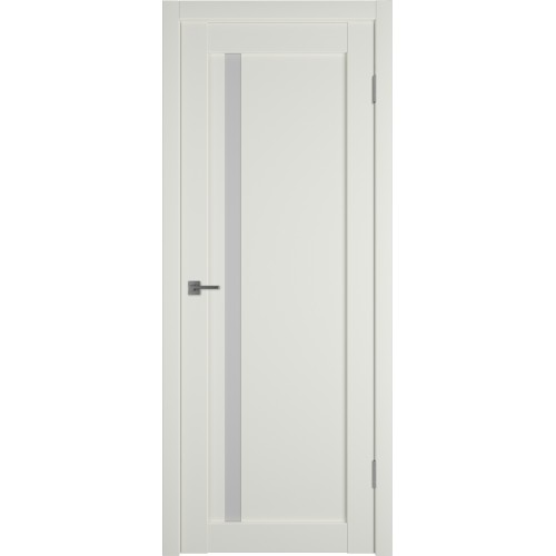Межкомнатная дверь Emalex E34 ДО цвет MidWhite стекло white cloud