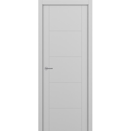 Межкомнатная дверь ART Lite Scala ДГ цвет Светло-серая эмаль RAL 7047 кромка нет 