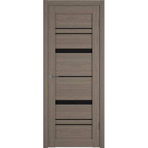 Межкомнатная дверь Atum Pro Х25 Black Gloss цвет Brun oak стекло black gloss