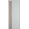 Межкомнатная дверь Urban V цвет Steel кромка Silver Edge вставка Red Oak