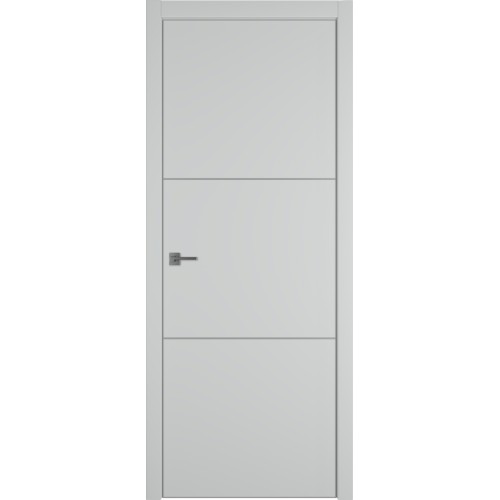 Межкомнатная дверь Urban 2 цвет Steel кромка Silver Edge 