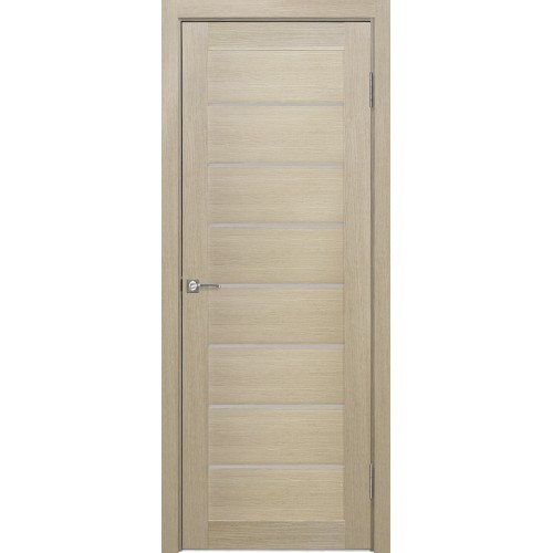 Межкомнатная дверь Portas 21S(р) цвет Лиственница крем стекло мателюкс матовое