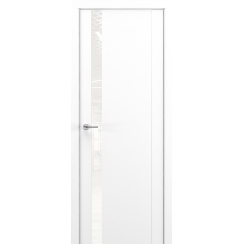 Межкомнатная дверь Zadoor S S26 ДО цвет Белый матовый стекло Pure White