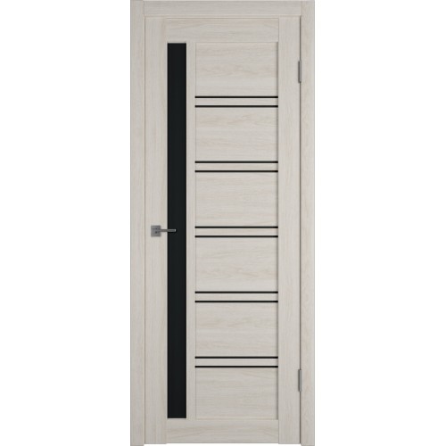 Межкомнатная дверь Atum Pro Х38 Black Gloss цвет Scansom Oak стекло black gloss