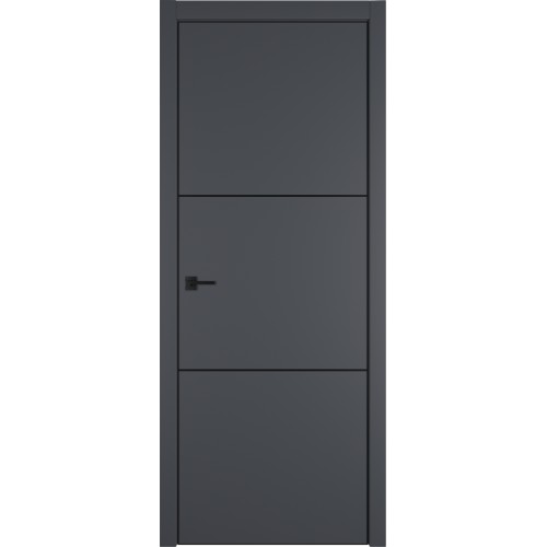 Межкомнатная дверь Urban 2 цвет Onyx кромка Black Edge 